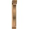 Ekena Millwork Funston Traditional Smooth Bracket w/ Offset Brace, Western Red Cedar, 5 1/2"W x 24"D x 36"H BKT0604X24X36FST01SWR - alternate 3